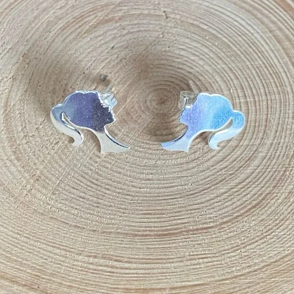 ⚡️Flash Sale⚡️ Cute Silver925 Barbie with ponytail post earrings - Picture 3 of 6